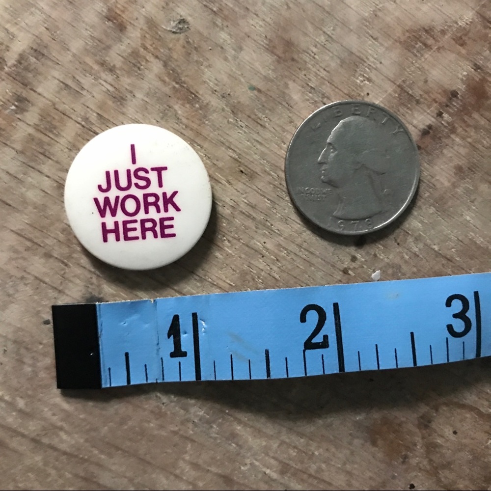 8 Vintage Pinback Buttons